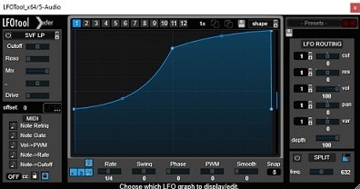 xfer LFO Tool interface