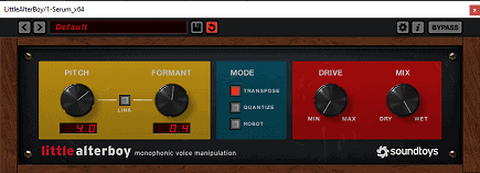 Little Alter Boy interface