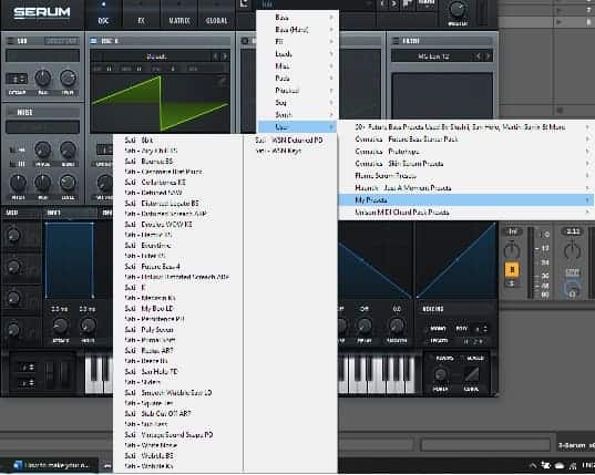 Serum User Folder